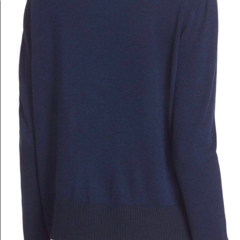 New $300 Dvf Orla Wool Silk Print Orla Sweater S View 3